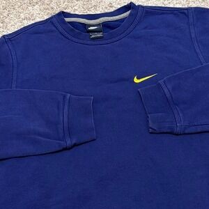 Y2K Vintage Nike Crewneck Sweatshirt | Royal Blue | Small